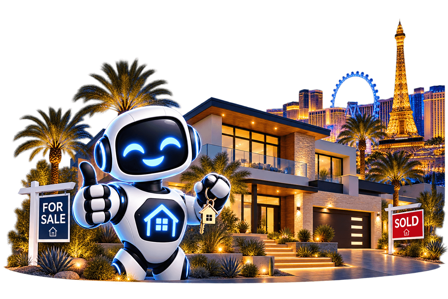 Ronni.AI with a Las Vegas luxury home